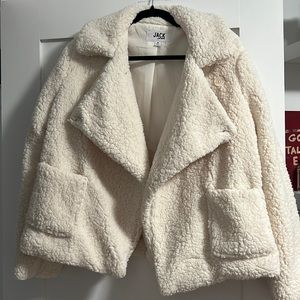 Jack by BB Dakota Teddy Short Coat, lined with pockets